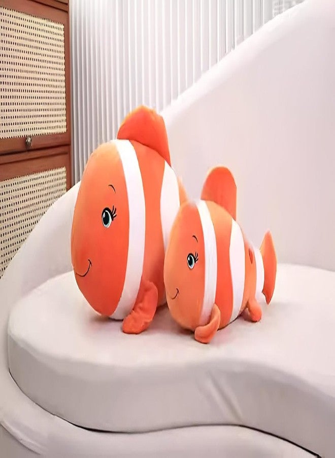DTR Creation Orange Clown Fish Soft Toy for Kids ? 65cm Long | Cute Plush Nemo-Style Stuffed Animal | Ocean Sea Animal Toy for Girls & Boys | Hugging Pillow for Sleeping & Gifting - Image 5